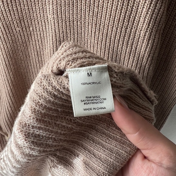 SAY WHAT - sweater dress size M - Picture 5 of 6